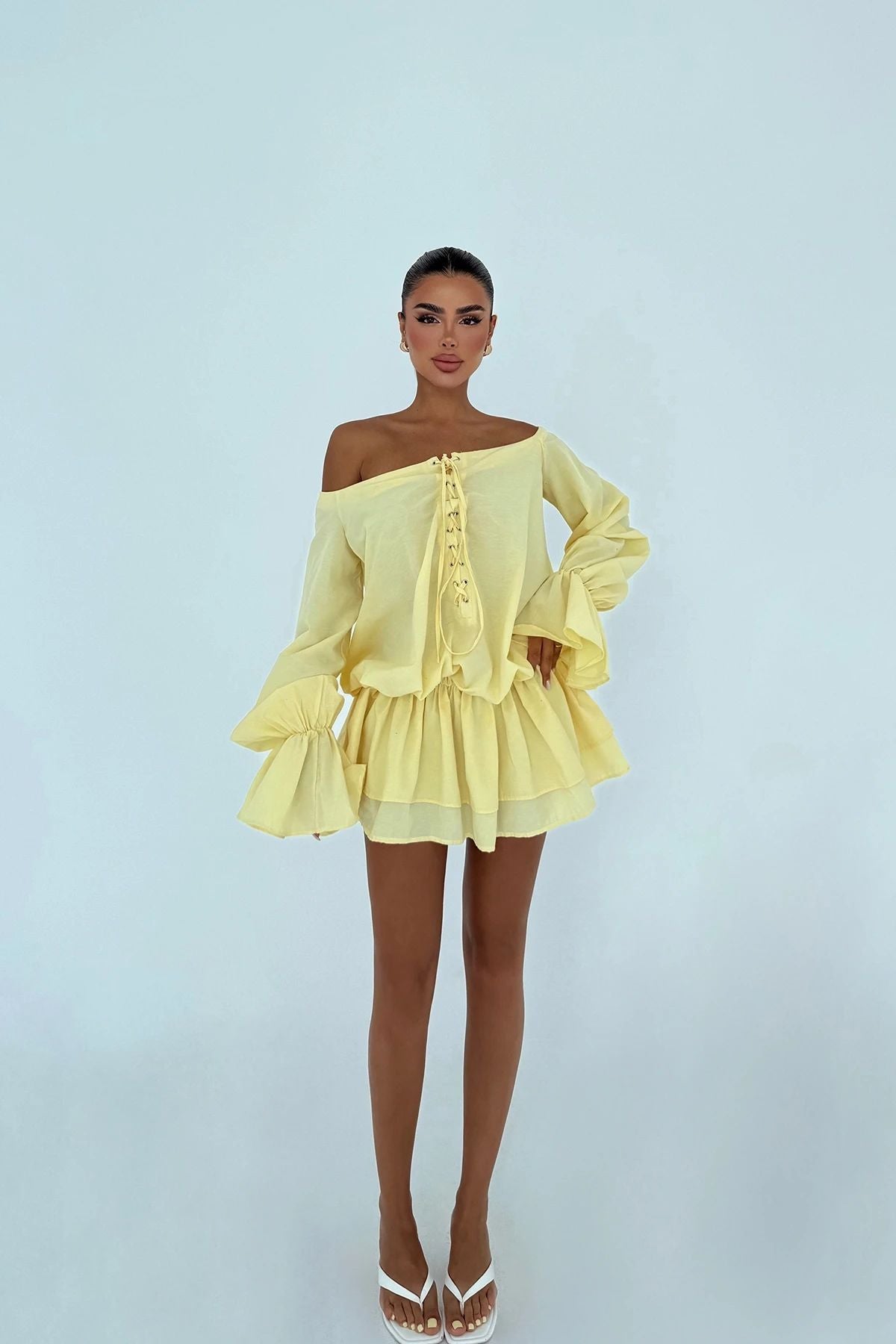 Yellow Darcie Mini Dress