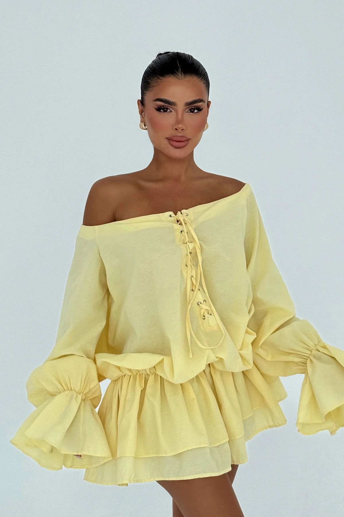 Yellow Darcie Mini Dress