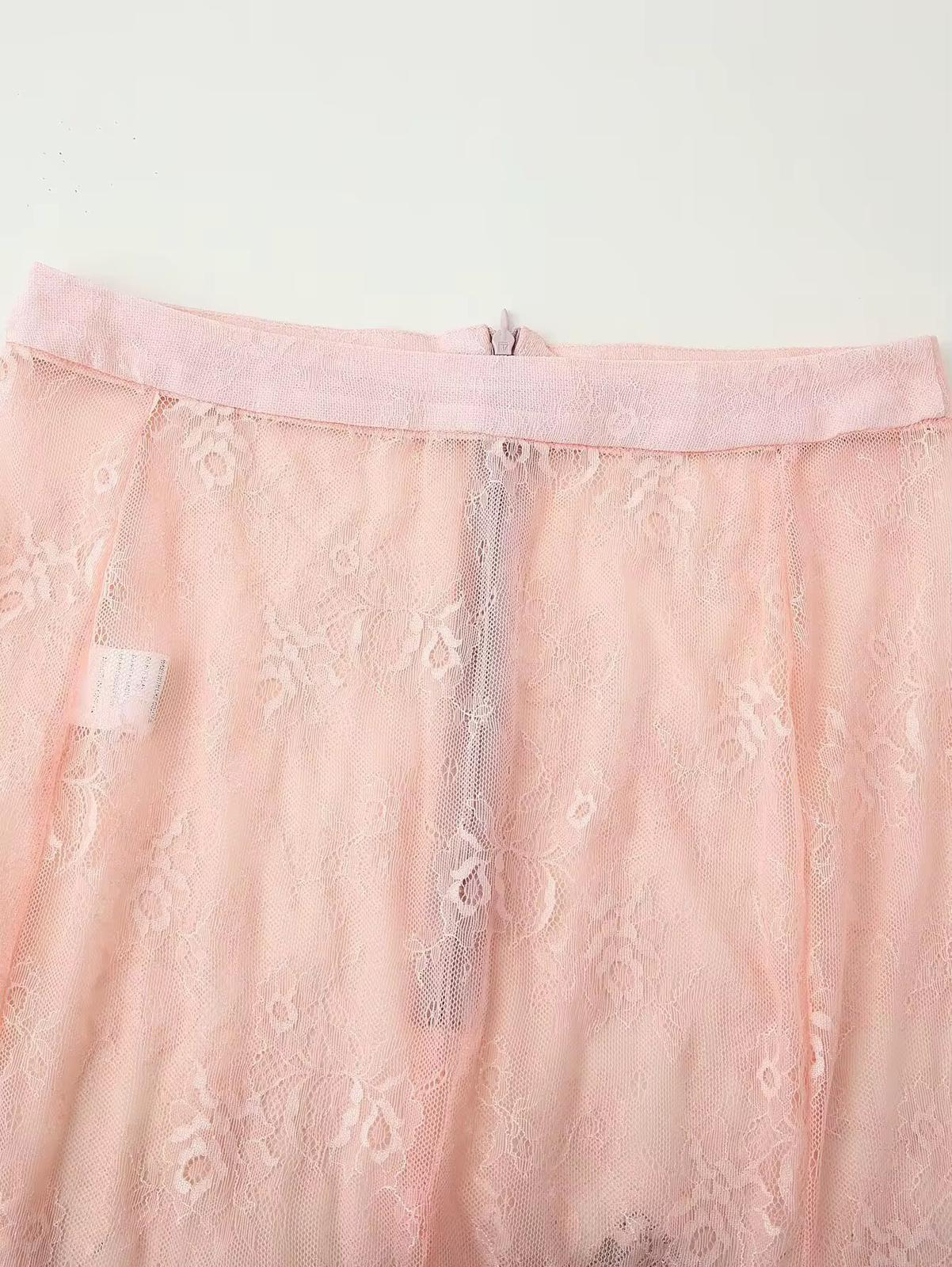 Pink Lace Set