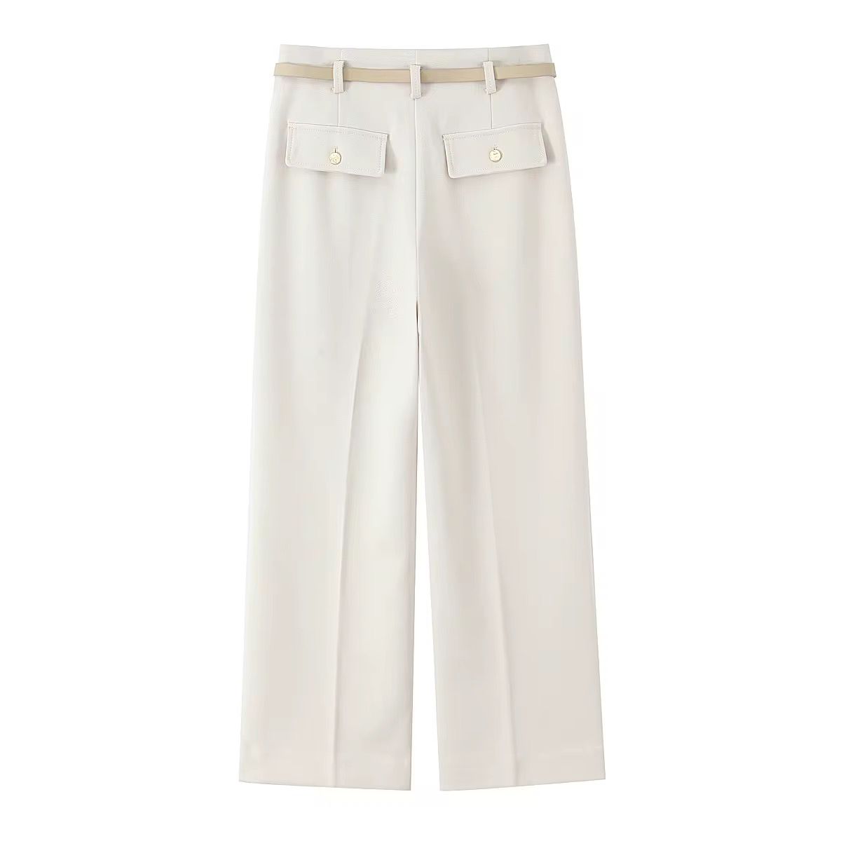 Gold belt pants