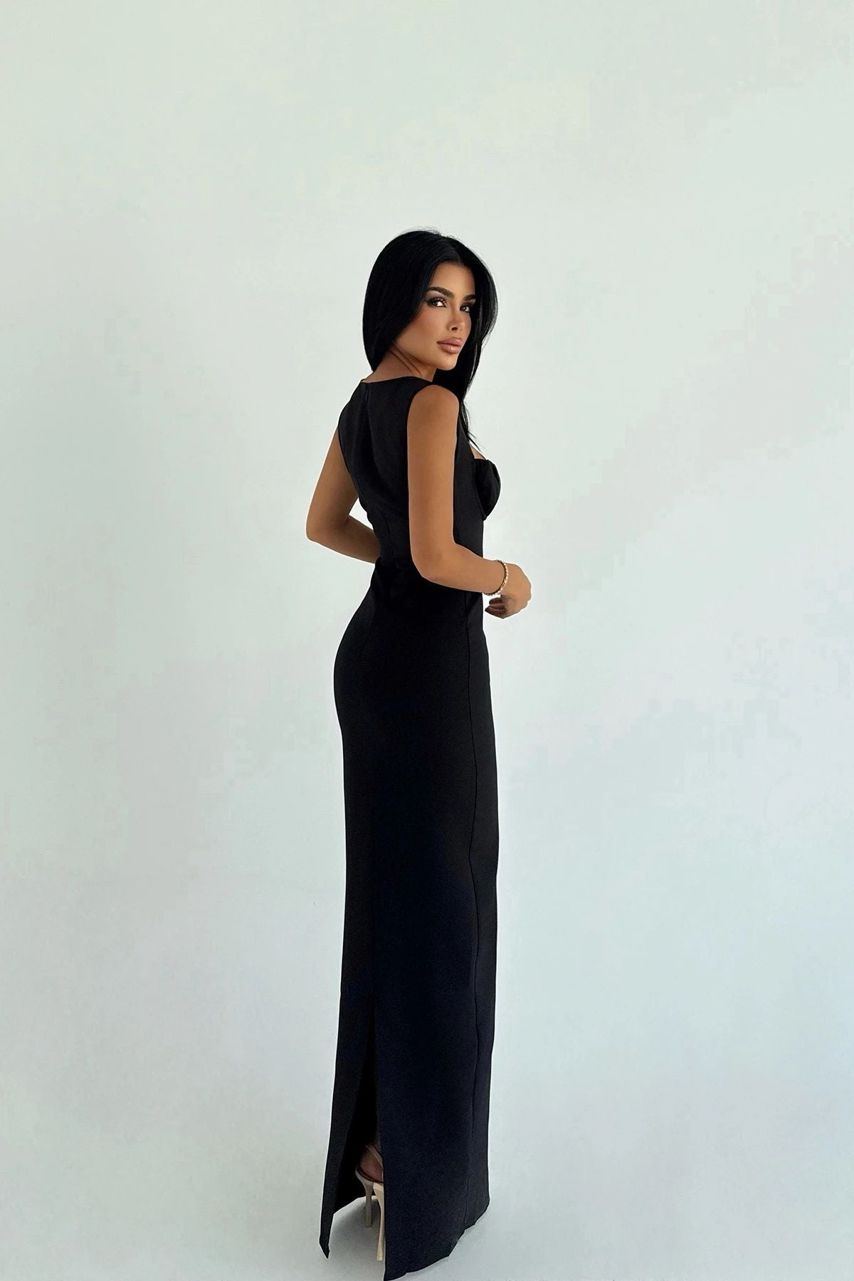Shawl Long Dress