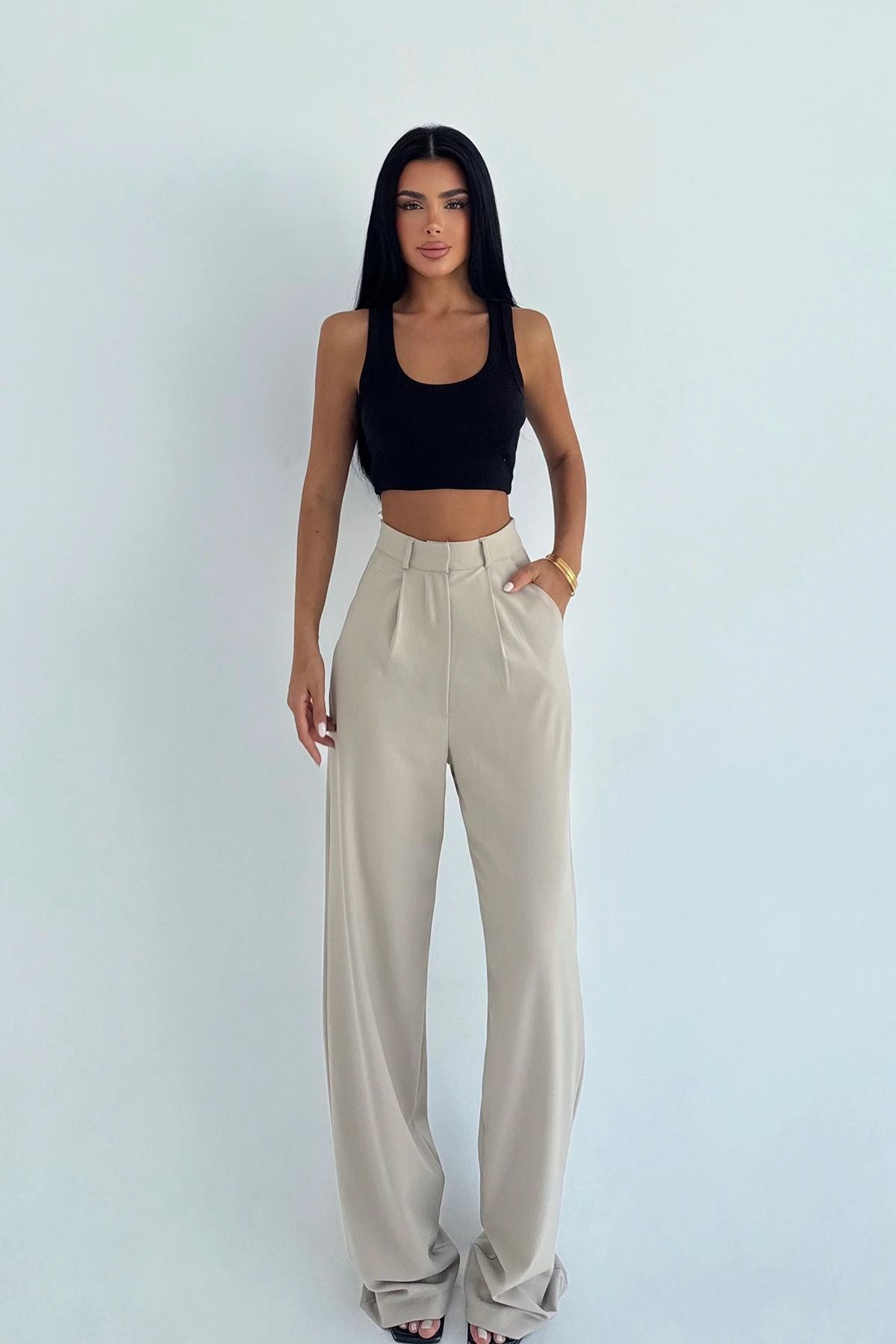 High Waist Trousers