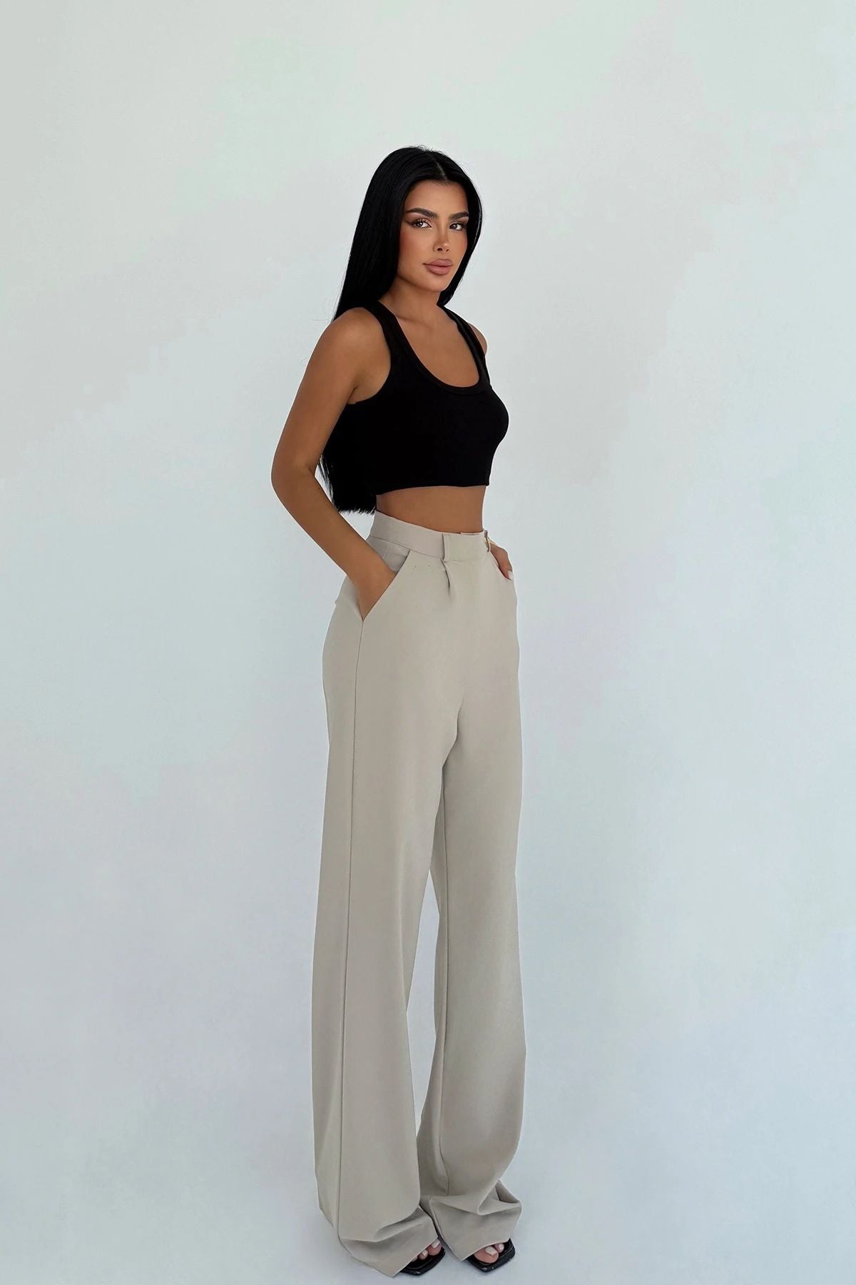 High Waist Trousers