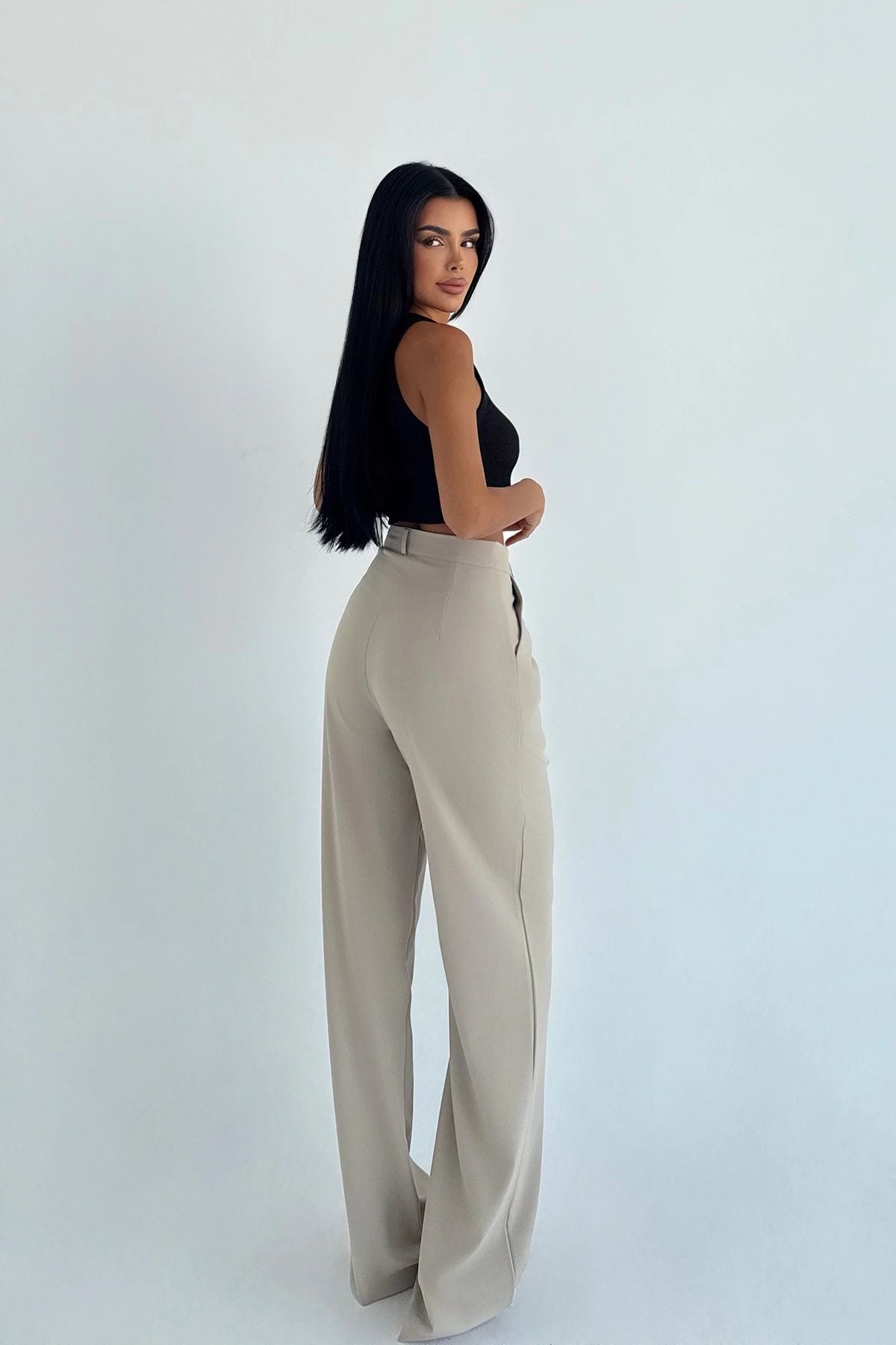 High Waist Trousers
