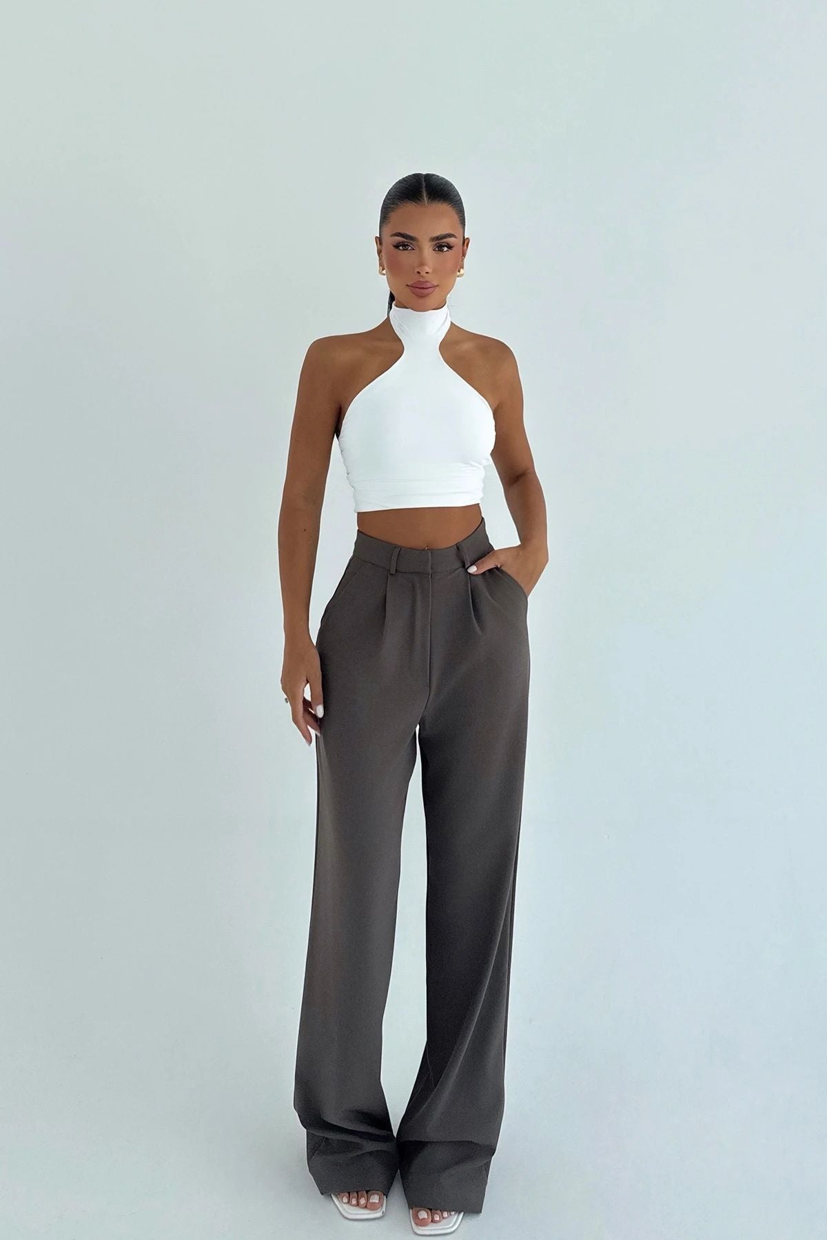 High Waist Trousers