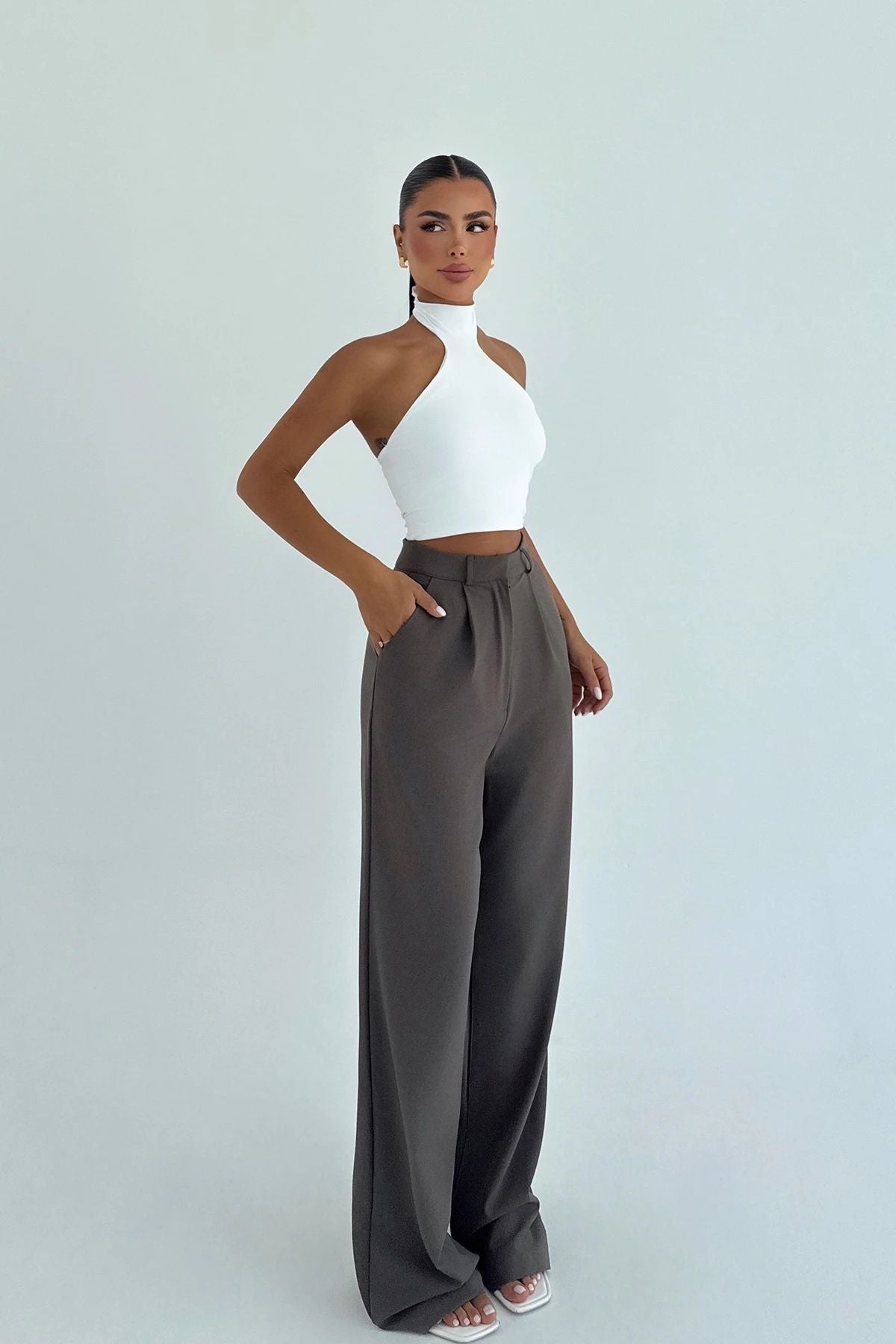High Waist Trousers