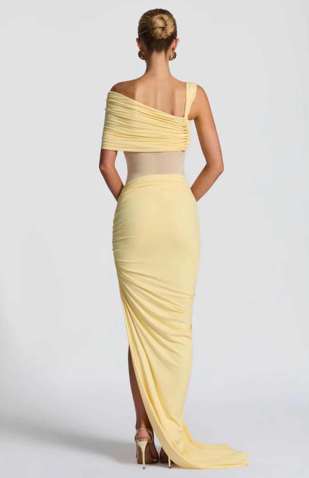 Yellow Maxi Skirt Set