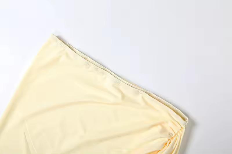 Yellow Maxi Skirt Set