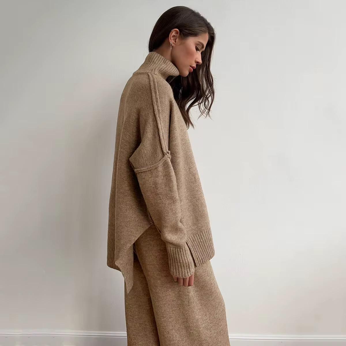 Pullover sweater pants set