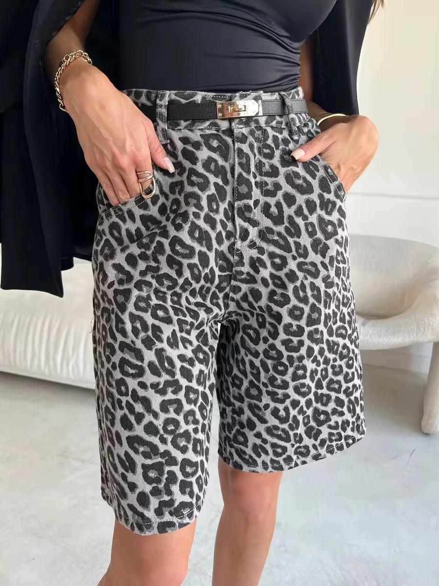 Leopard shorts