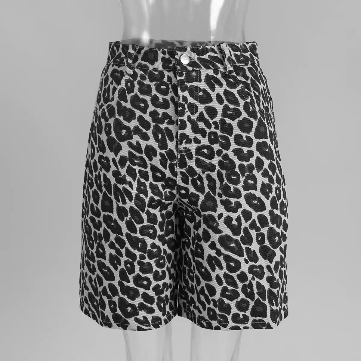 Leopard shorts