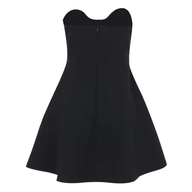 Strapless Front Bow Dress
