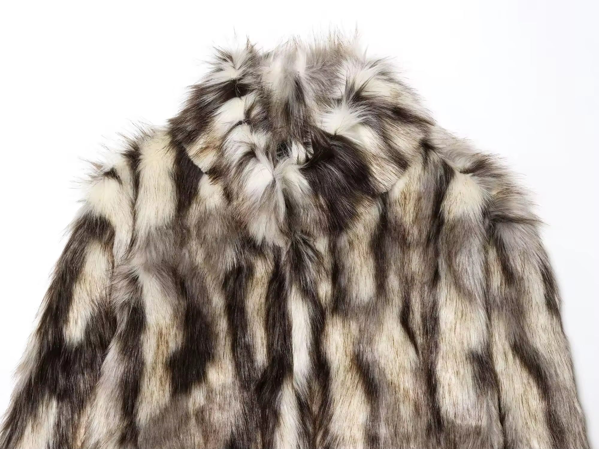 Fur effect jacket