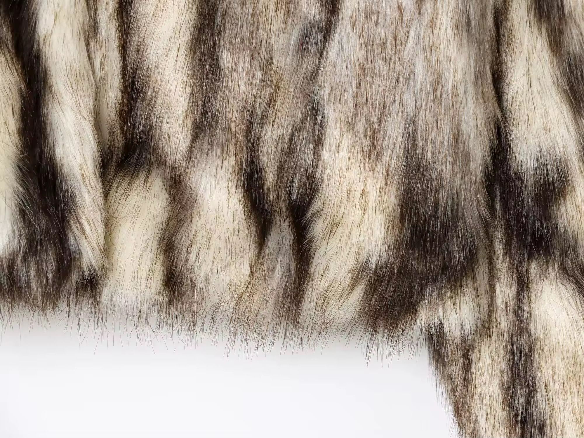 Fur effect jacket