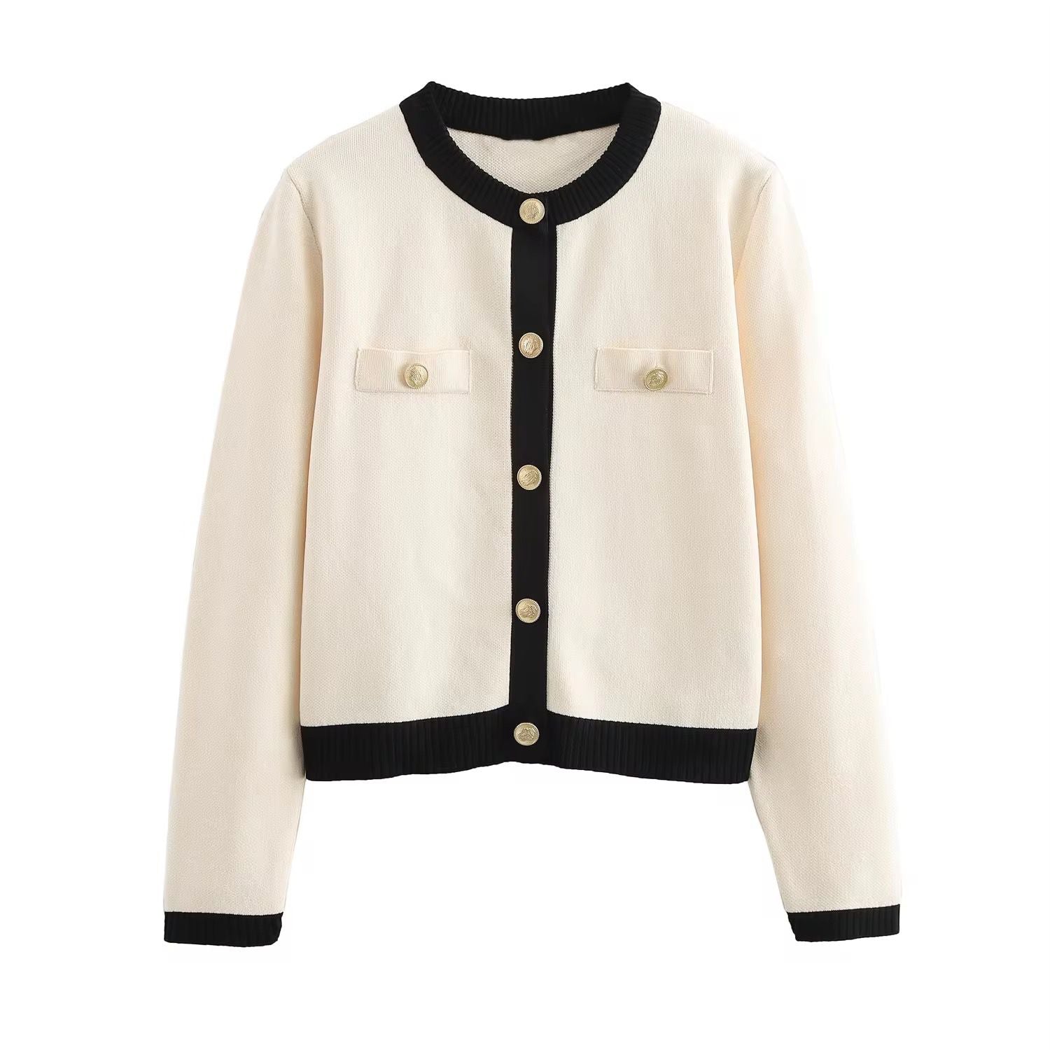 Button Splice Cardigan