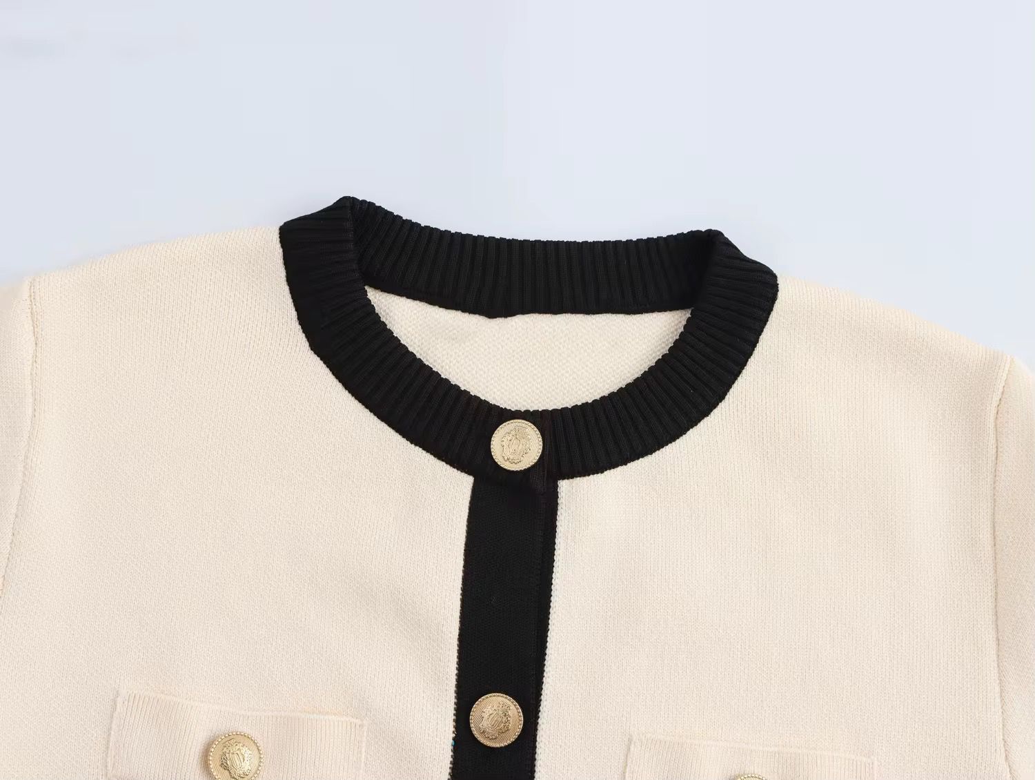 Button Splice Cardigan