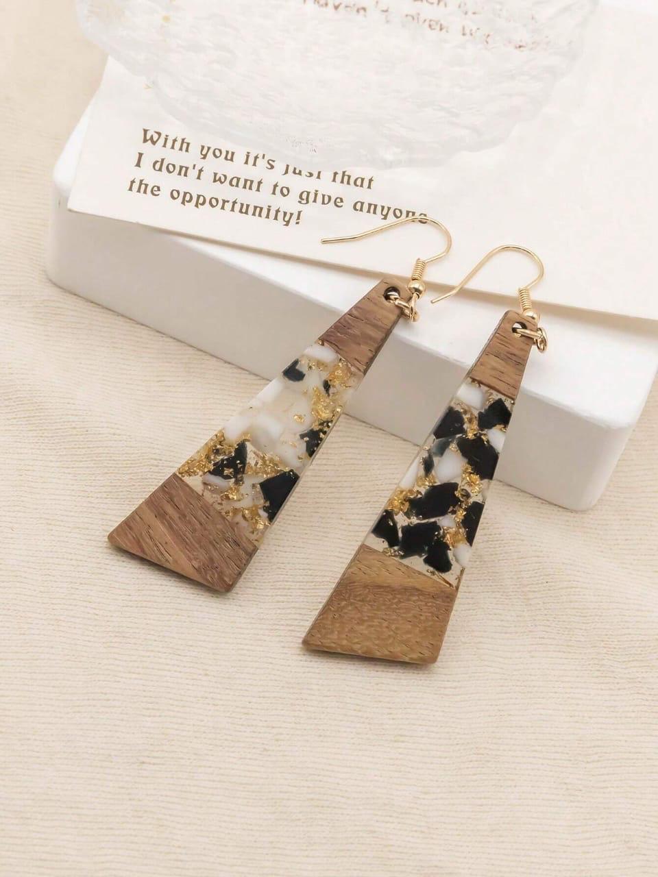 Mosaic Rectangle Earring