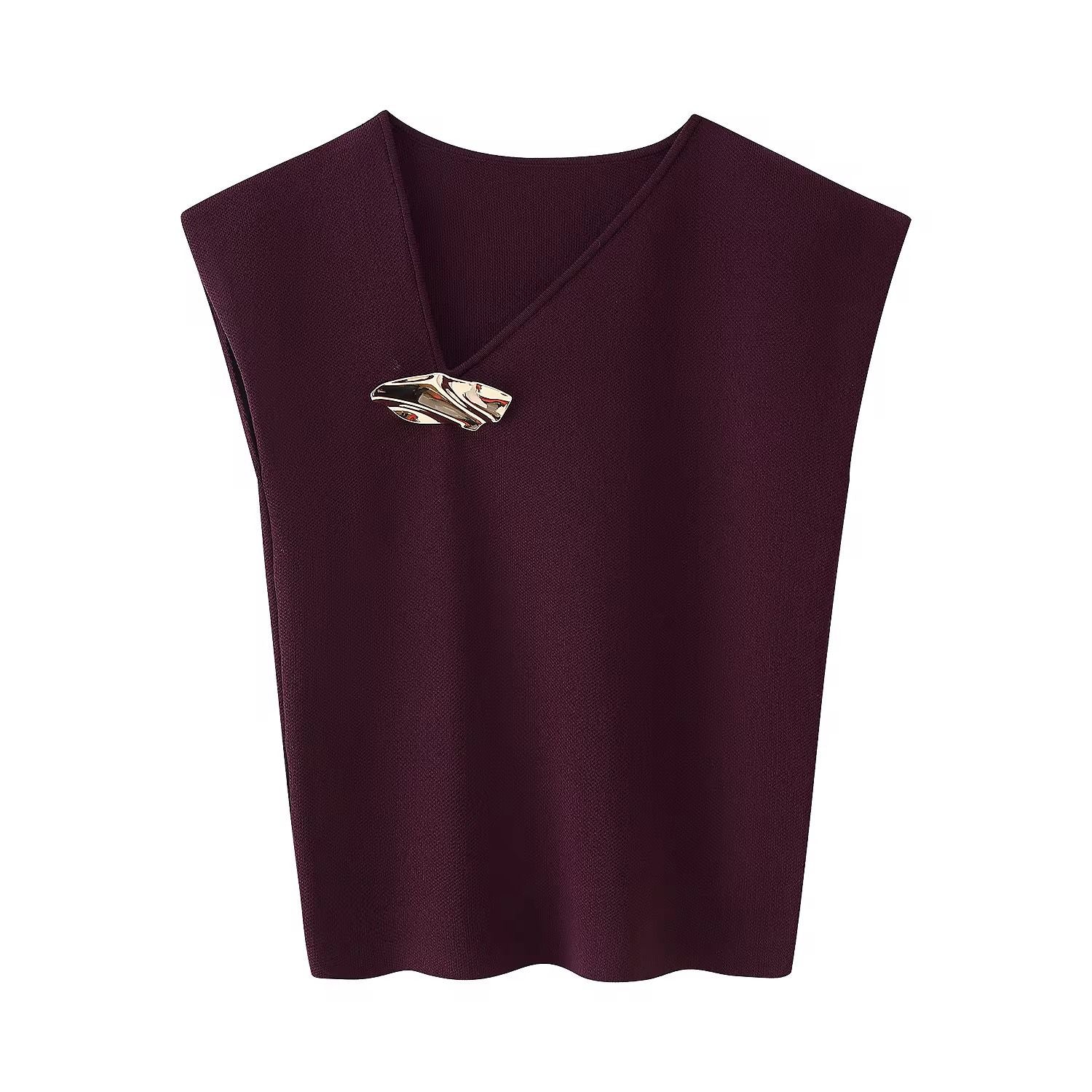 Front Buckle Top