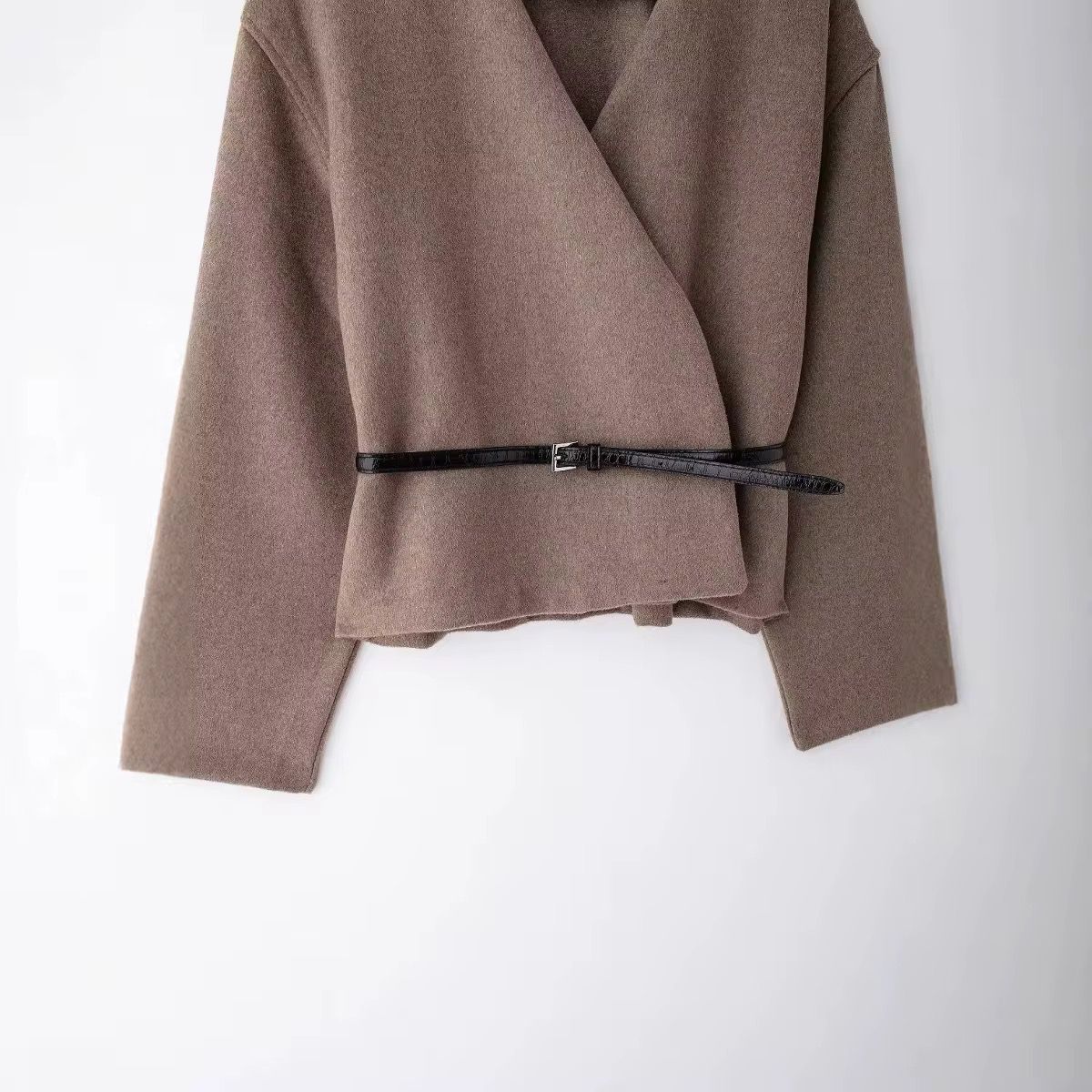 Soft belted jacket