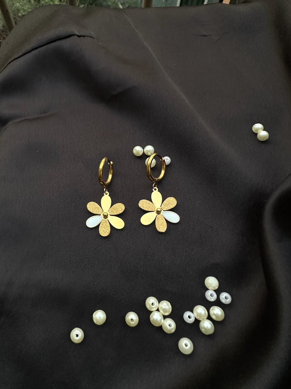 Flower Drop Earrings