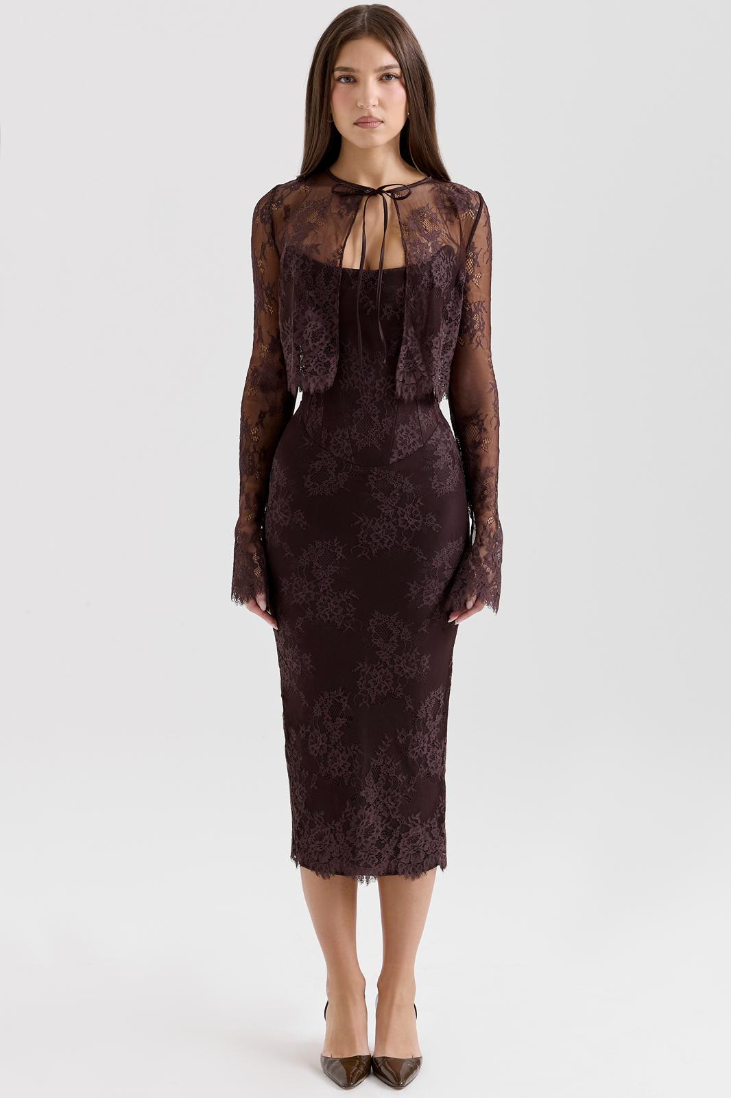 Mocha Whisper Dress