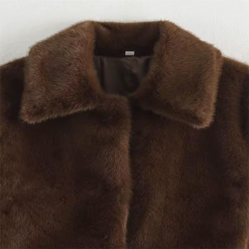 Cocoa Cloud Fur Jacket
