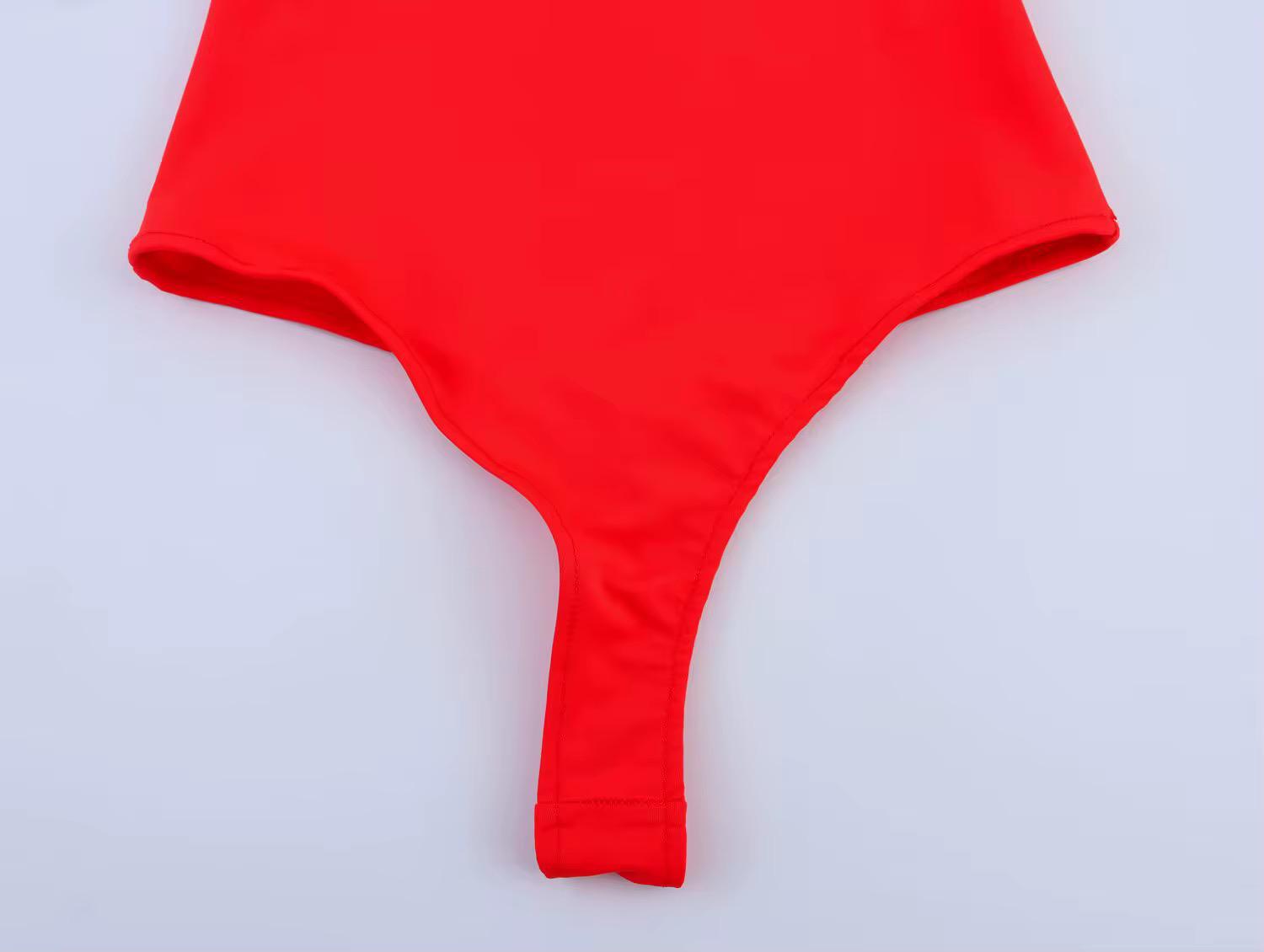 Neck Long Sleeve Bodysuit