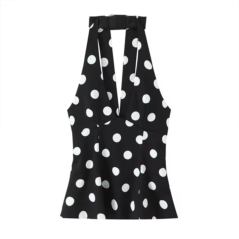 Polka Dot Halter Top