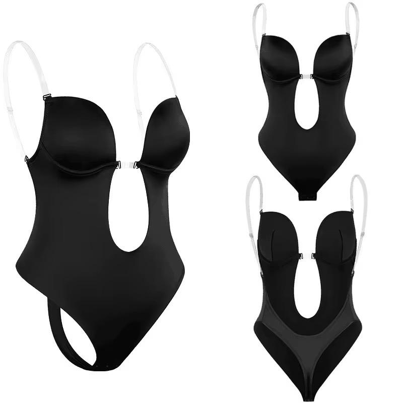 Butt Lifter Bodysuit With Push Up Padded Bra Shapewear