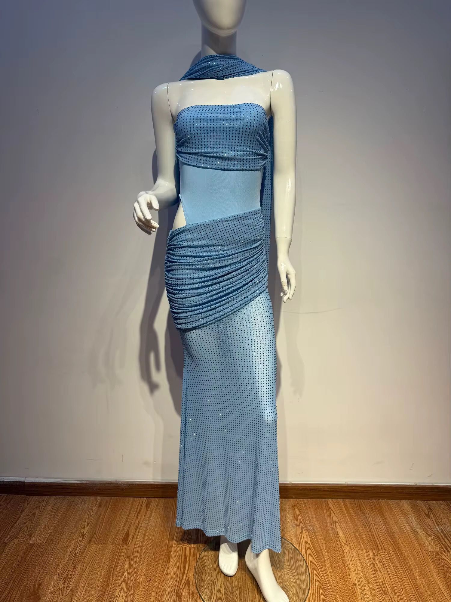 Blue Stone Dress