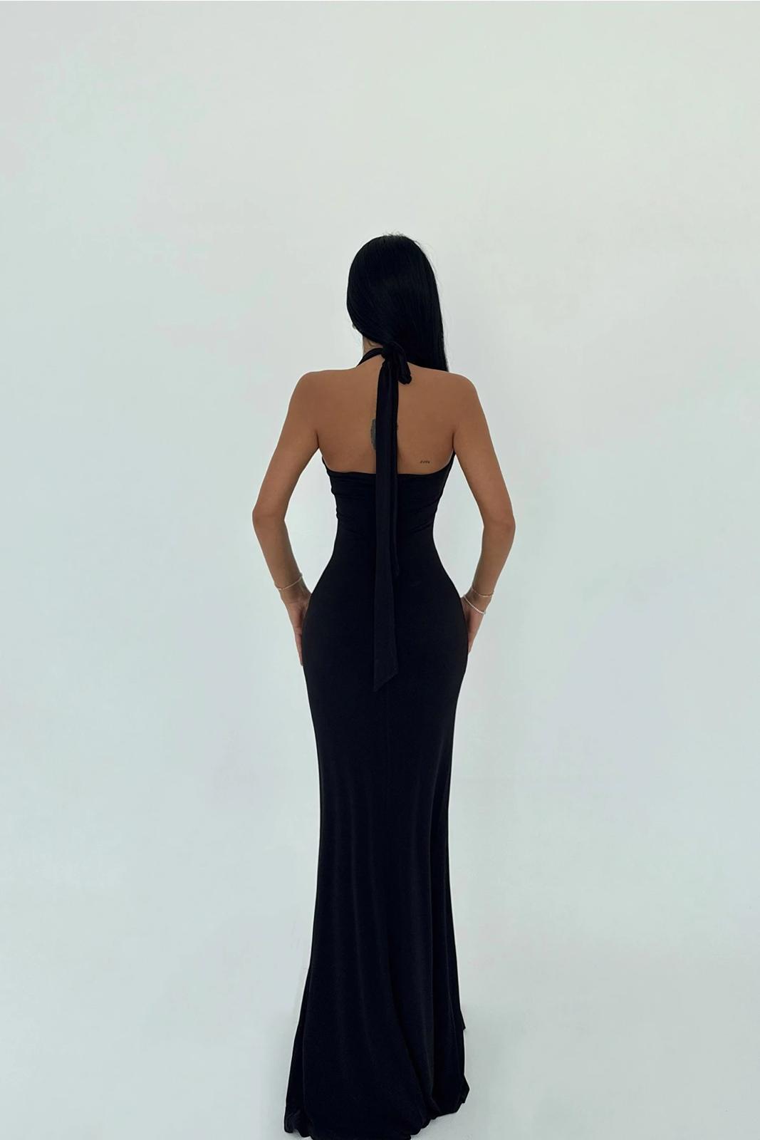 Black Bellis Long Dress
