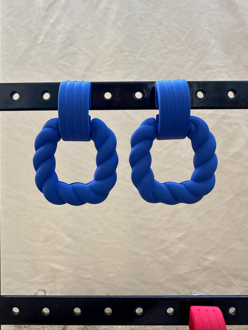 Twisted Geometric Earrings