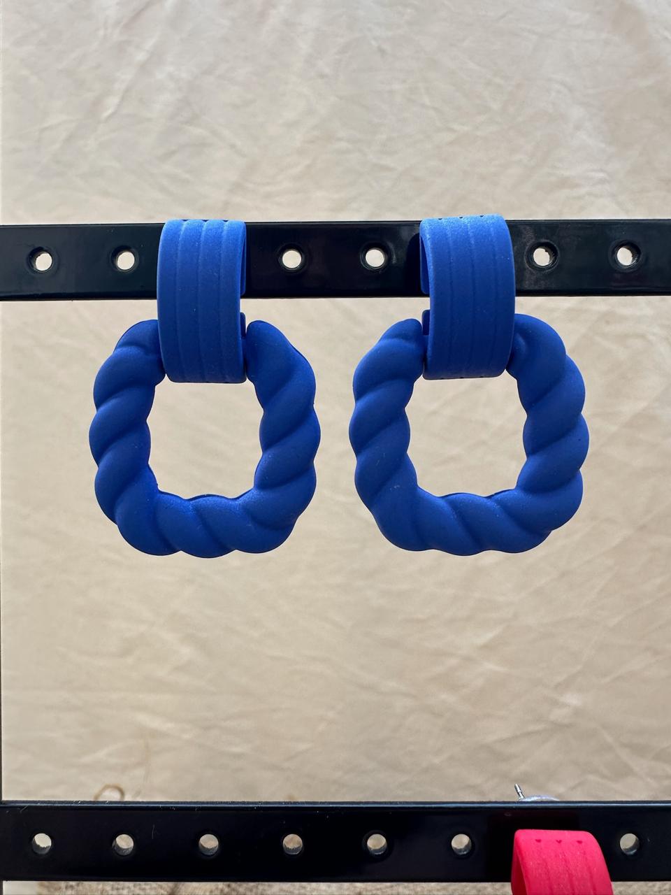 Twisted Geometric Earrings