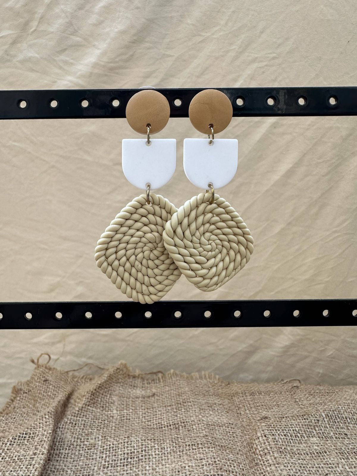 Square Braided Earrings