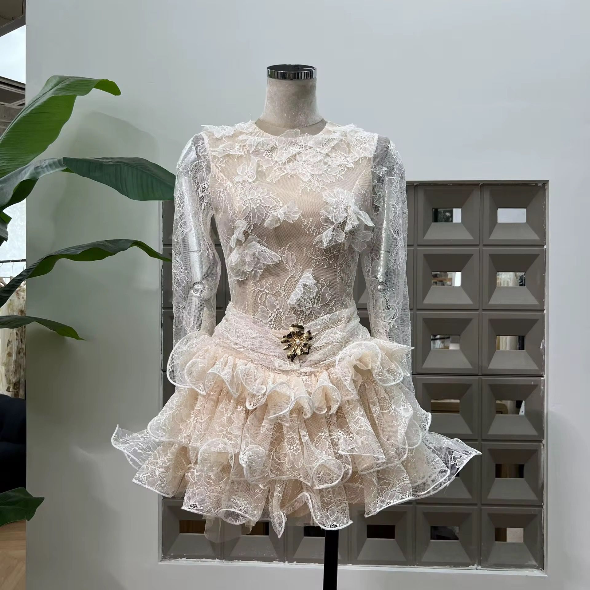 Romance Ruffle Mini dress