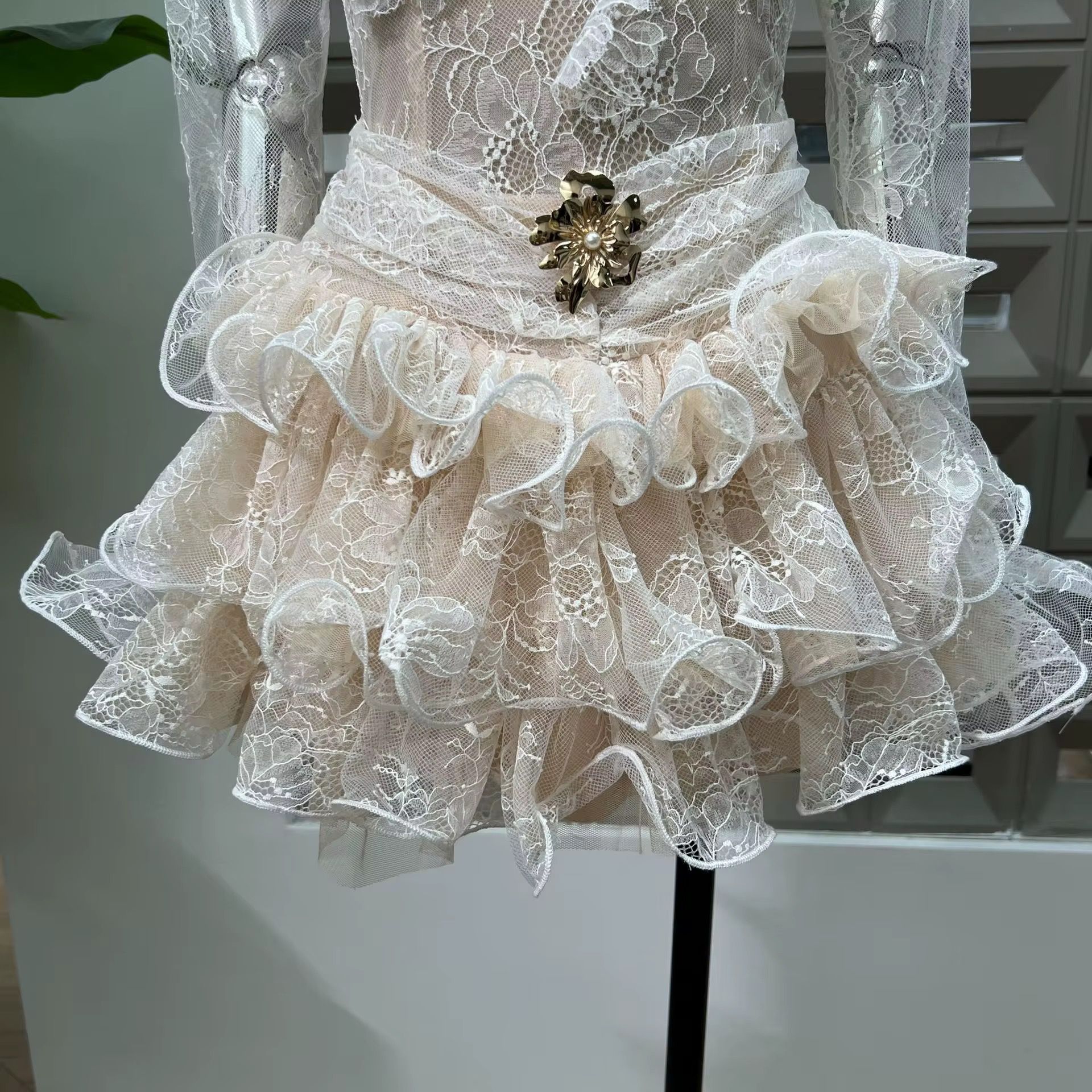 Romance Ruffle Mini dress