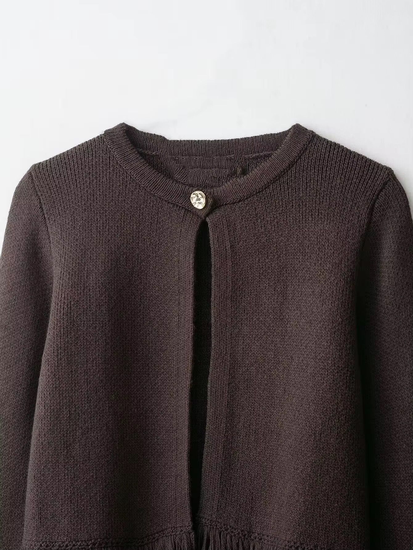 Classic Fringe Cardigan