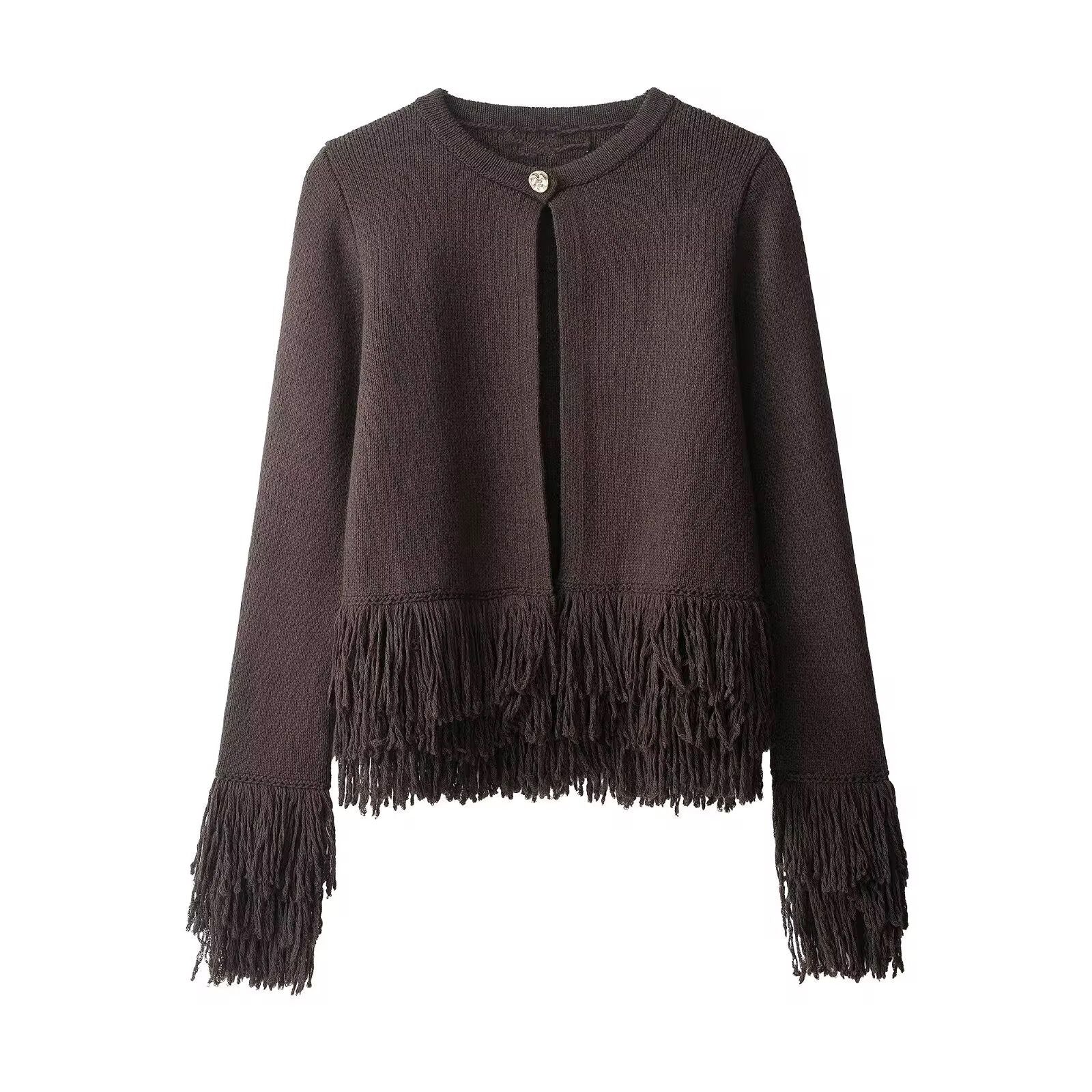 Classic Fringe Cardigan