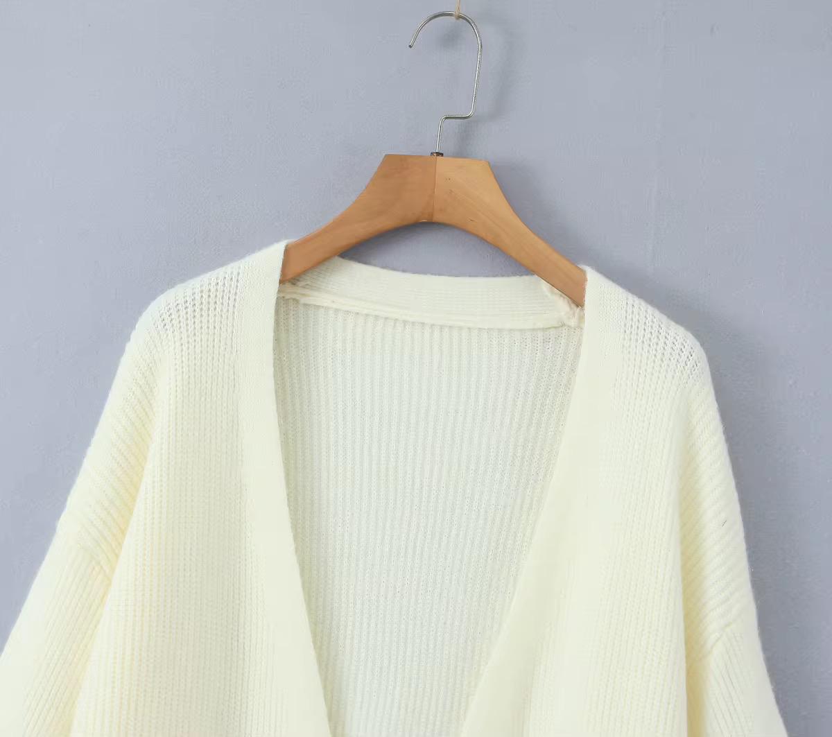 Open stitch cardigan