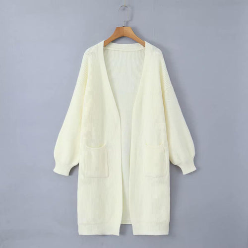 Open stitch cardigan