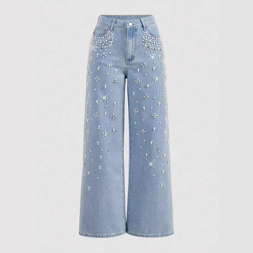 Straight leg fashion jeans