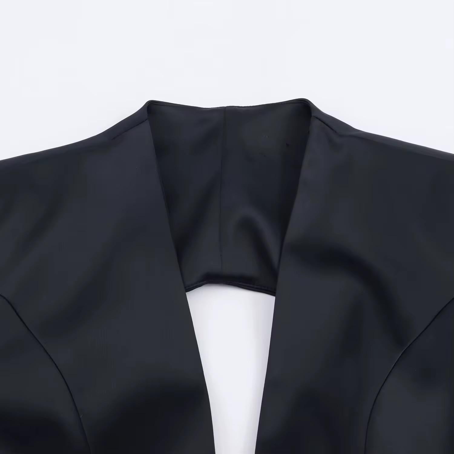 Cutout Rosette Mini Dress