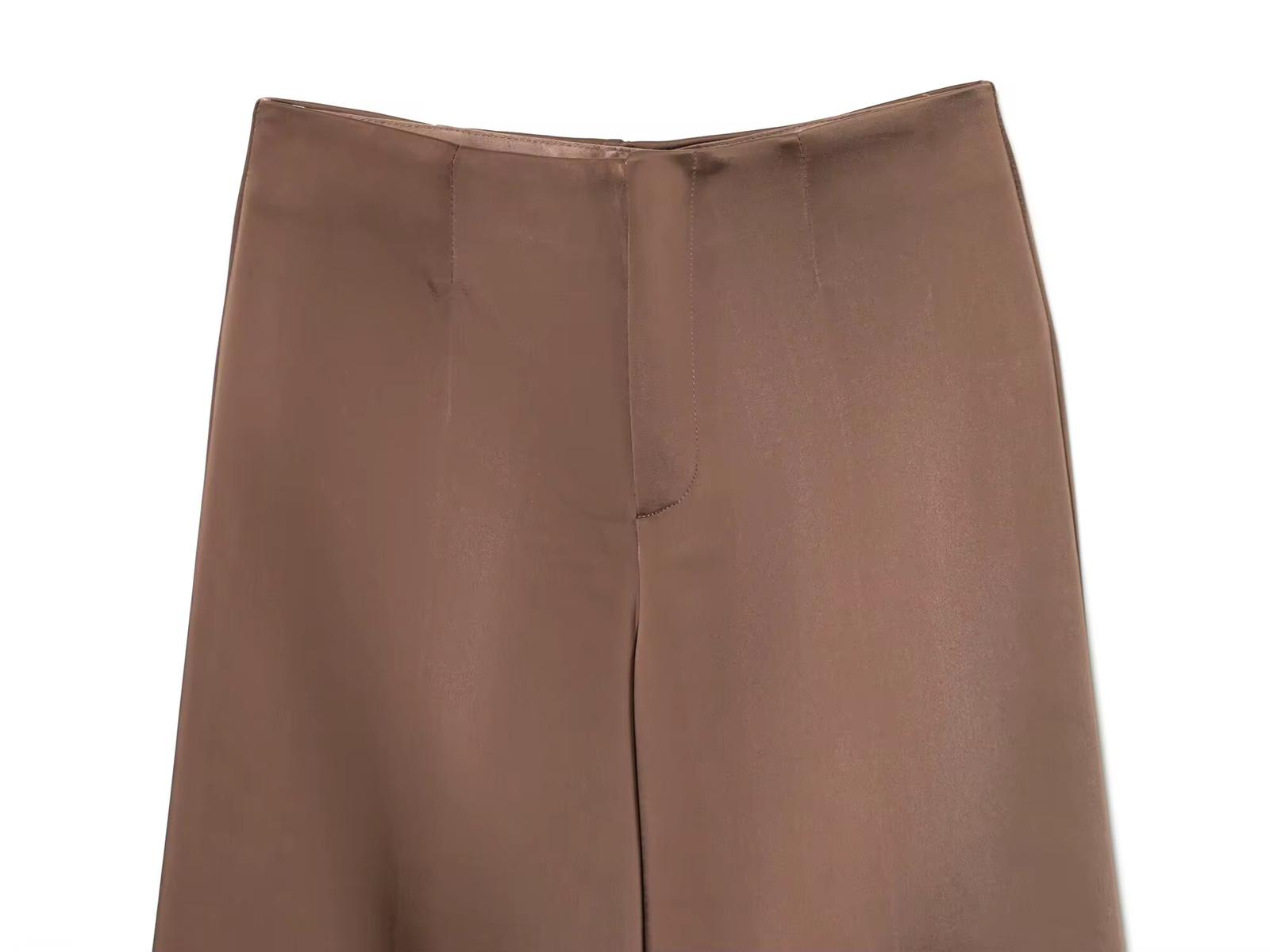 Brown Luxe Blazer Set