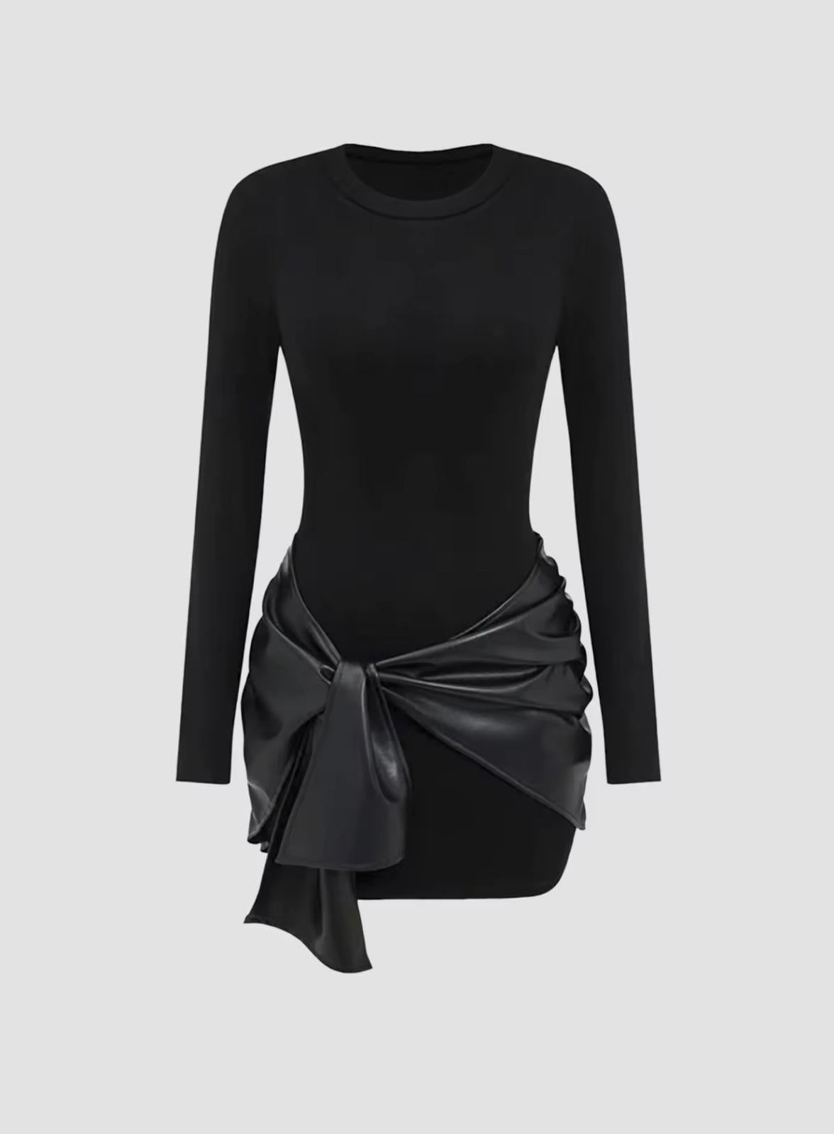 Tie-Side Bodycon Dress