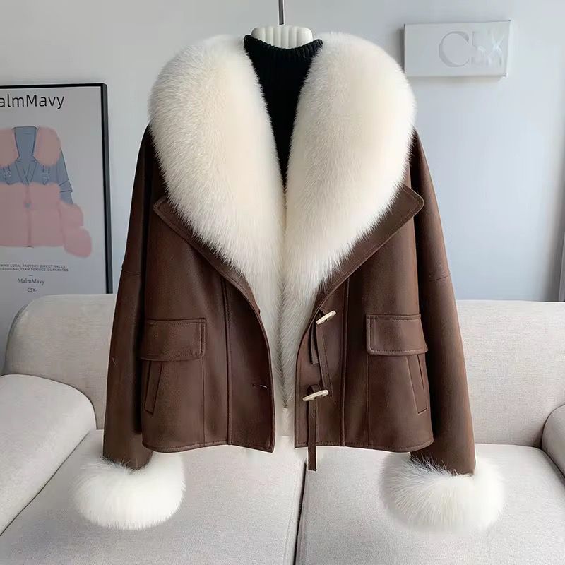 Soft Bloom Fur Trim Jacket