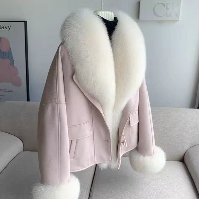 Soft Bloom Fur Trim Jacket