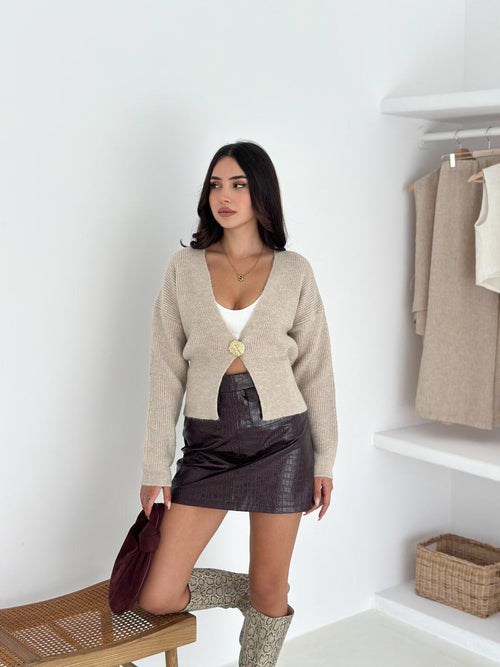 V-Neck Cardigan