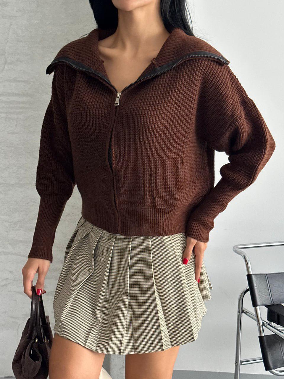 Knit Zip Sweater