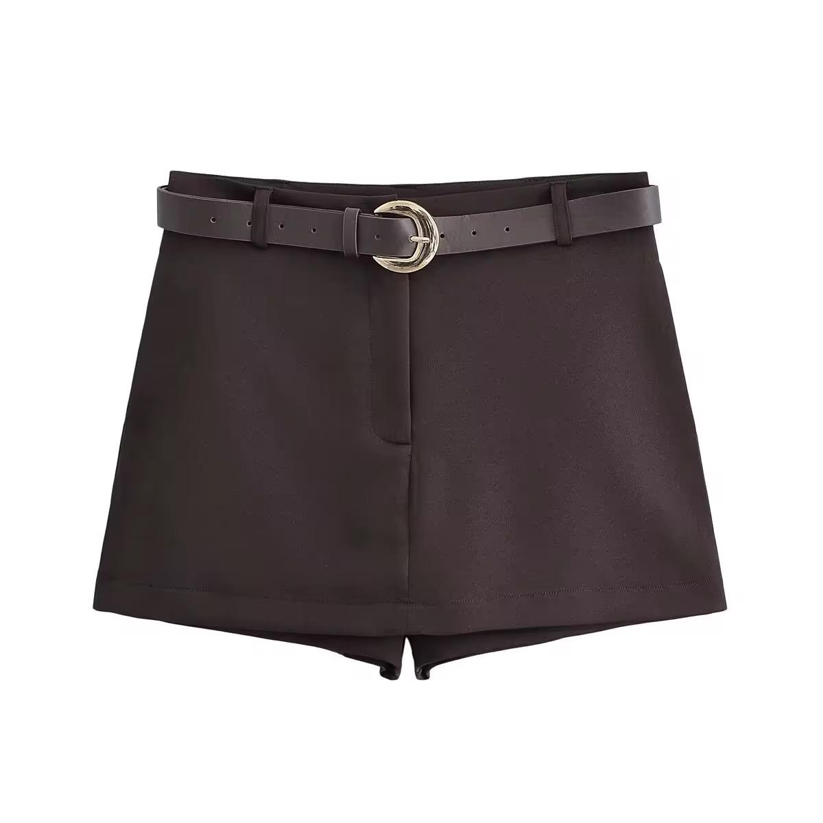 Belted Mini Suit Set