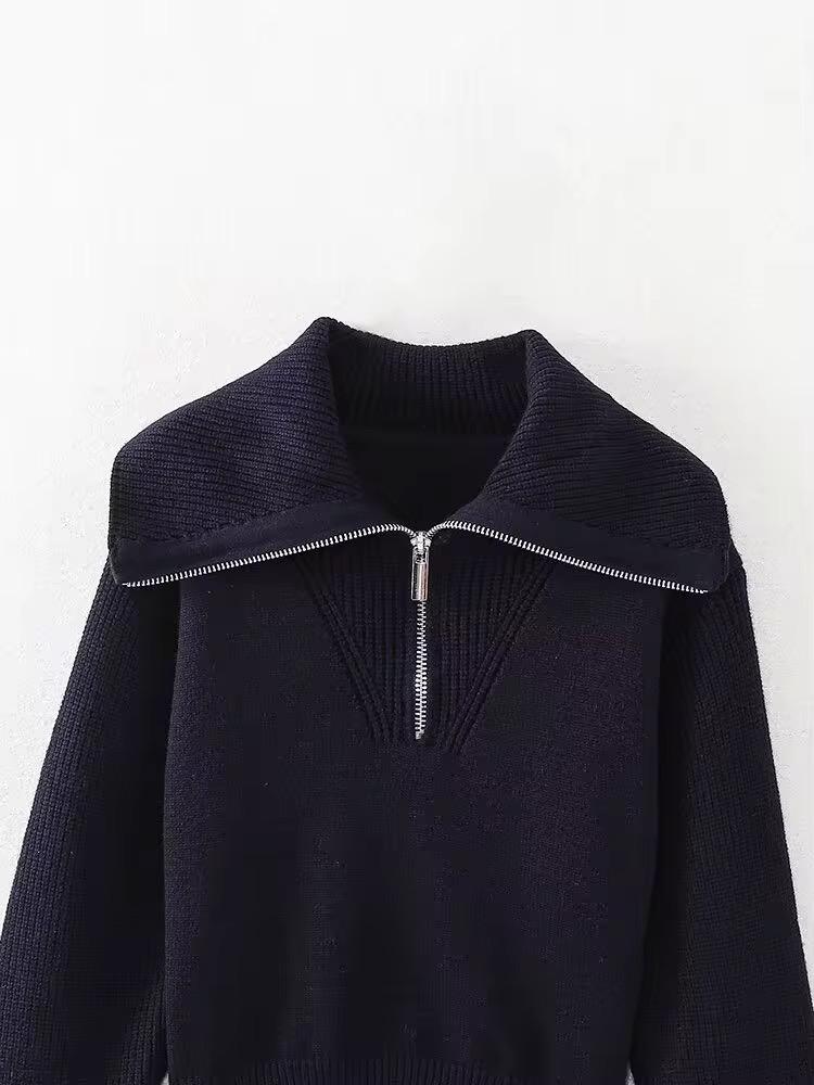 Aviator Zip Sweater